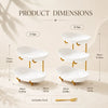 Plastic Fruit Bowl Stand with Metal Frame