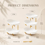Plastic Fruit Bowl Stand with Metal Frame