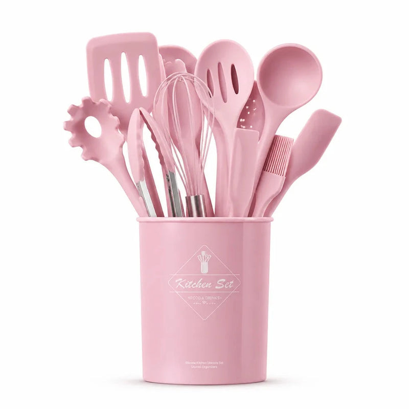 15Pcs Silicone Kitchen Utensil Set