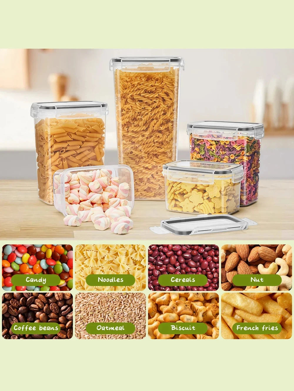 12pc Airtight Food Storage Containers with LIDS