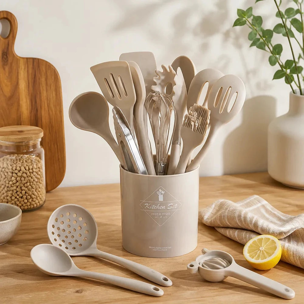 15Pcs Silicone Kitchen Utensil Set