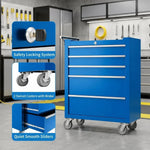 5 Drawer Rolling Tool Chest with Lock