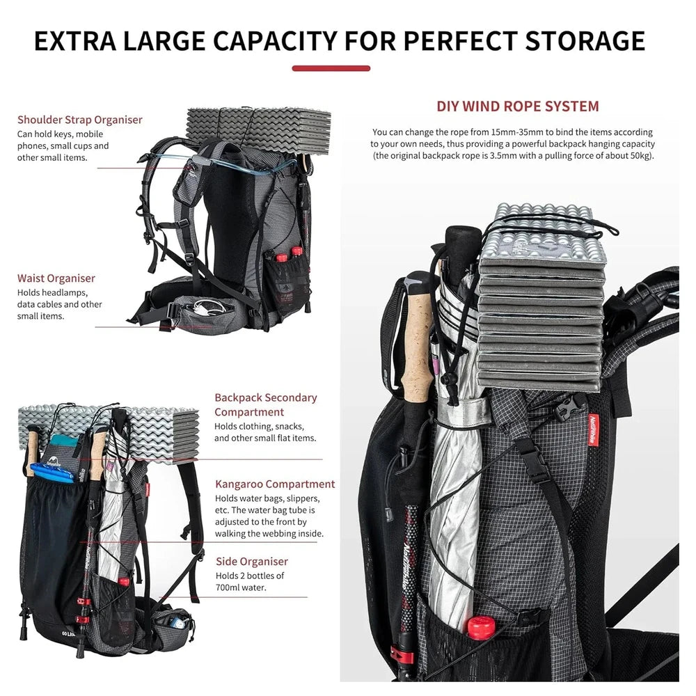 Camping Hiking Packs Outdoor Bags Travel Backpacks