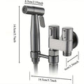 Double Control Bidet Sprayer Handheld Toilet Attachment