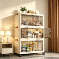 19.7in Stackable Foldable Storage Cabinet with Wheels