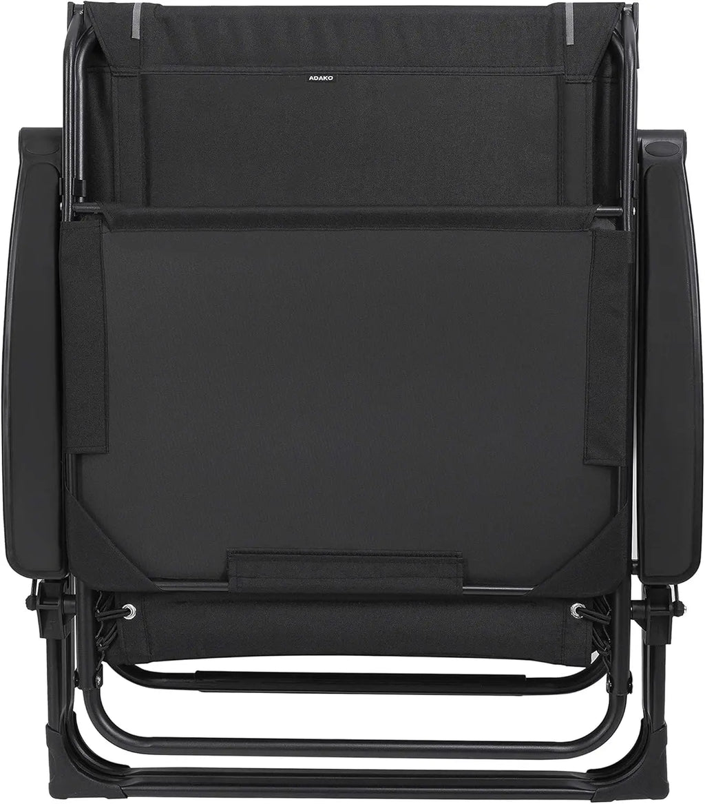 Oversize Recliner Folding  Patio Chairs with Sunshade