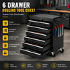 6 Drawer Rolling Tool Chest with Locking Wheels