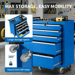 5 Drawer Rolling Tool Chest with Lock