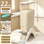 One-Touch Press Automatic Food Storage Container