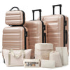 6-Piece ABS Hard-Shell Luggage Set