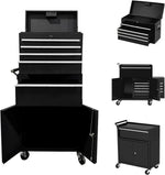 Heavy-Duty Tool Box with Detachable Storage