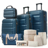 6-Piece ABS Hard-Shell Luggage Set