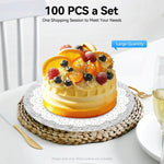 100 Silver Charger Plate Set