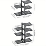 Height-Adjustable Stainless Steel Kitchen Storage Rack