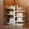 Height-Adjustable Stainless Steel Kitchen Storage Rack