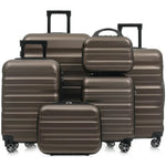 6-Piece ABS Hard-Shell Luggage Set