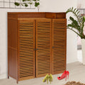 7 Tier Multifunctional Bamboo Shoe Rack Organizer