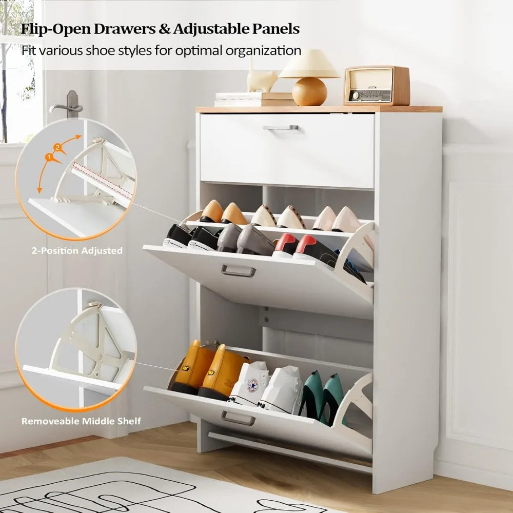 Shoe Cabinet Storage for Entryway Ultra Slim