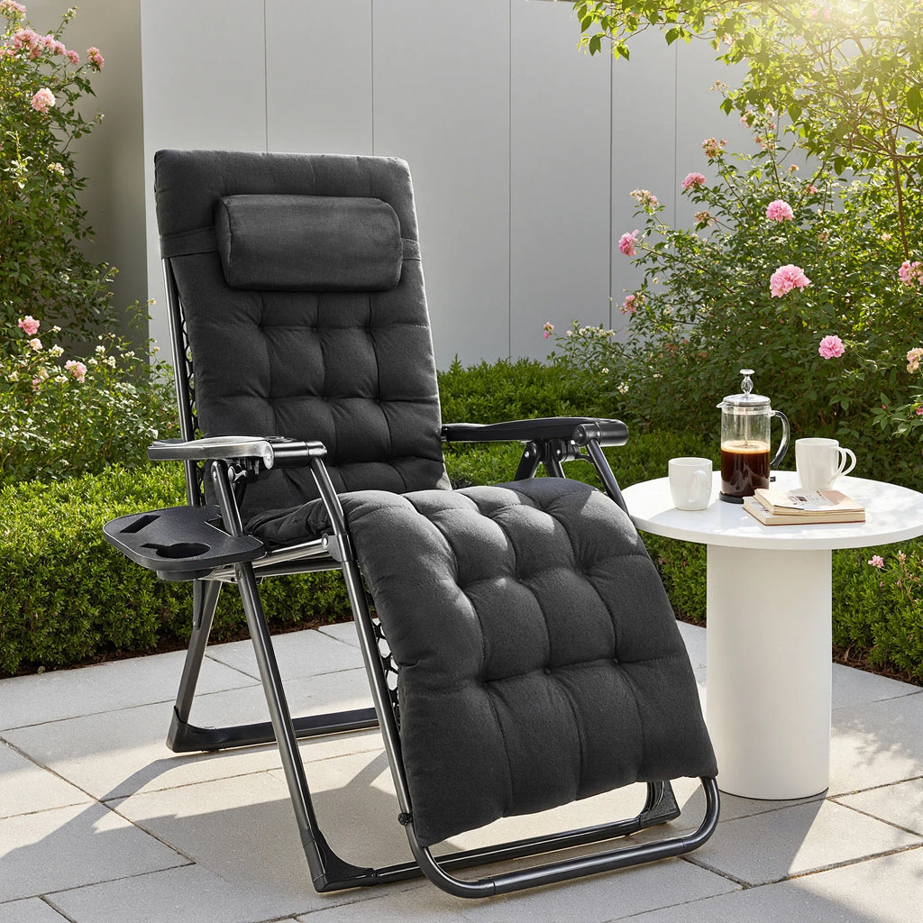 Set of 2 Portable Zero Gravity Recliner Chairs