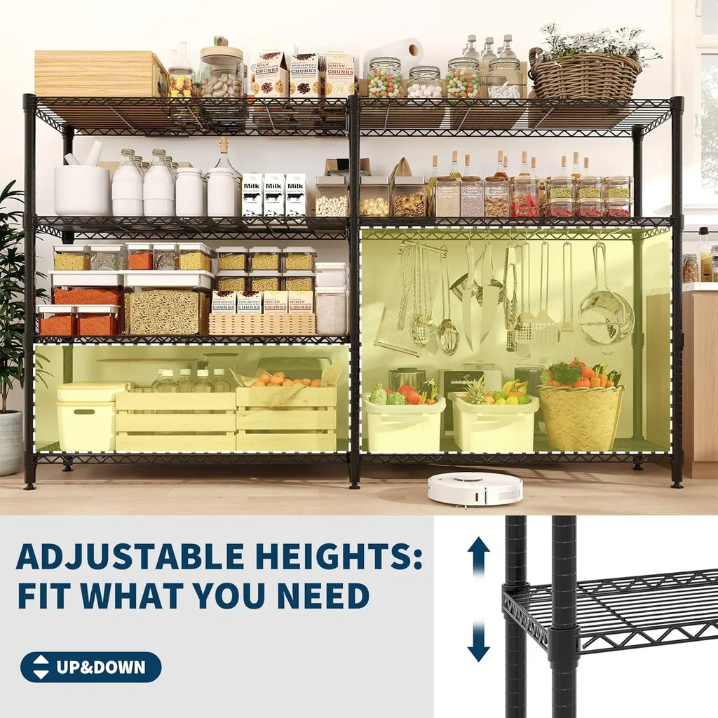 Heavy Duty Storage Shelves Tiers Metal Shelving