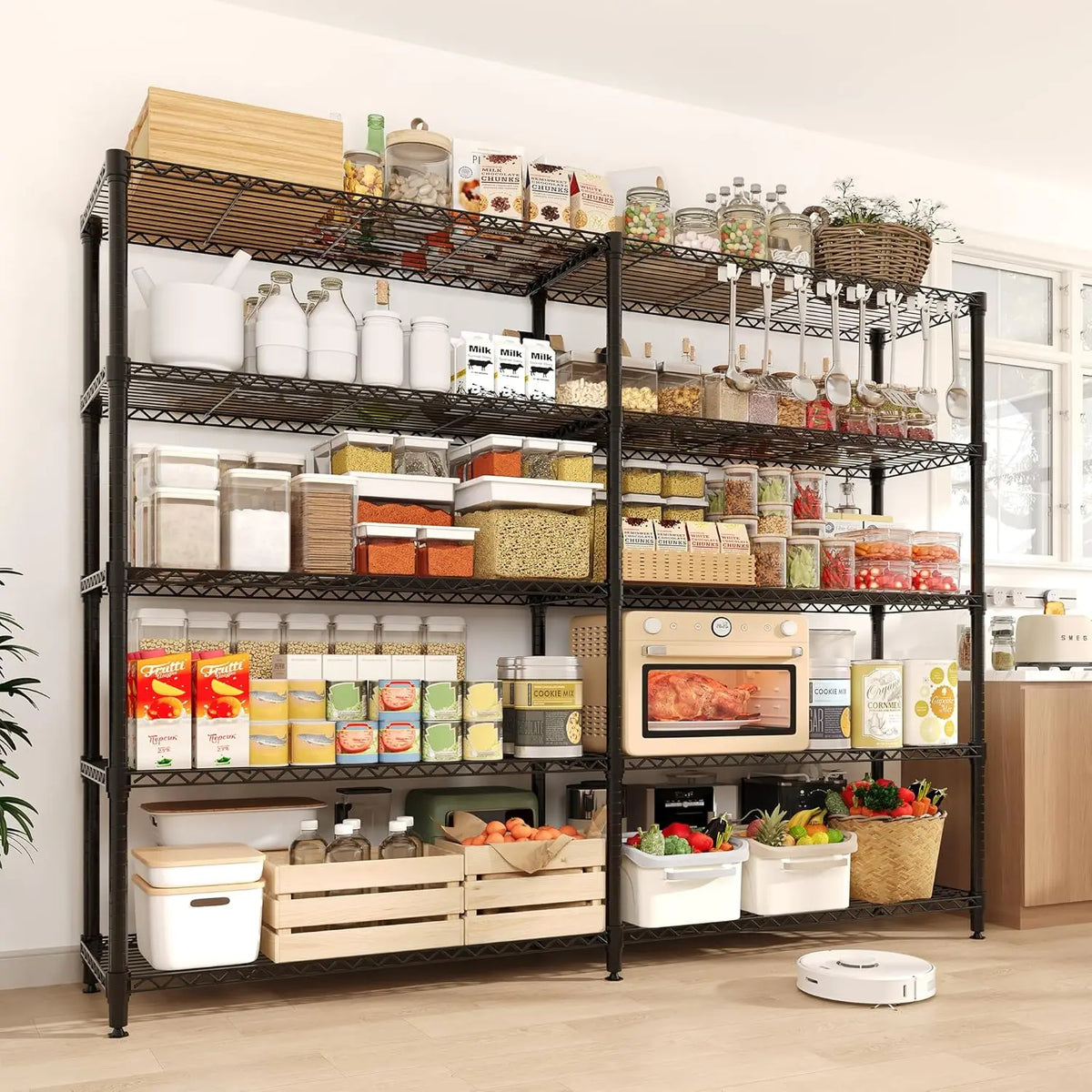 Heavy Duty Storage Shelves Tiers Metal Shelving