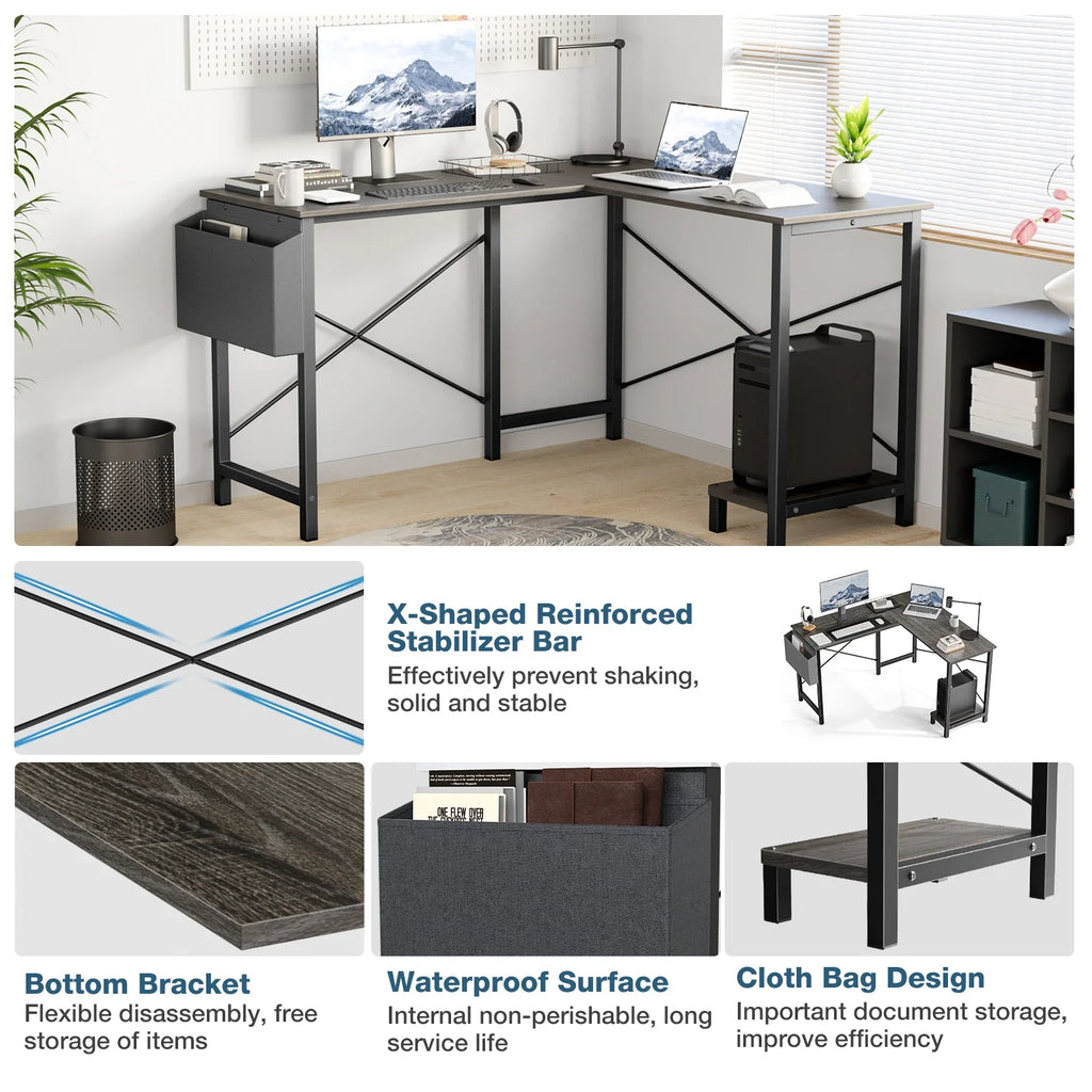 50 Inch Office Writing PC Wooden Table