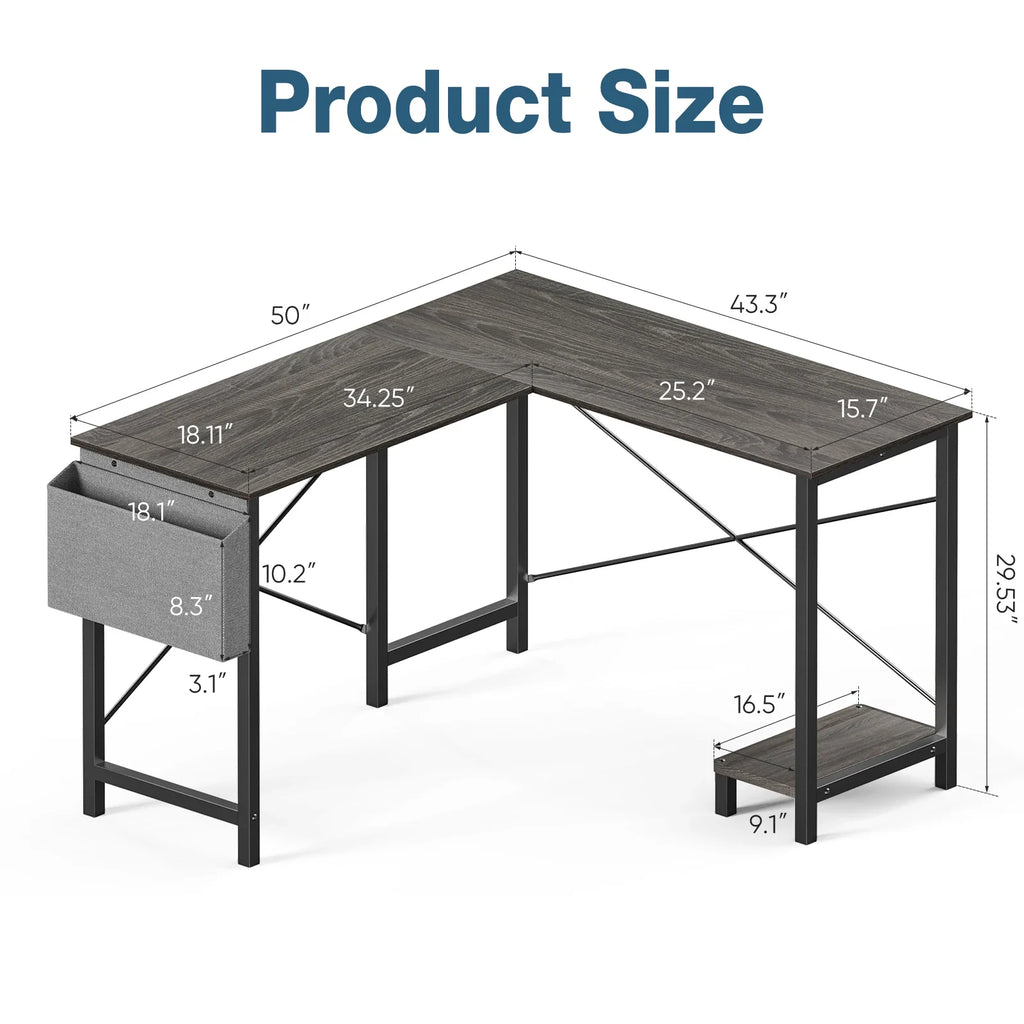 50 Inch Office Writing PC Wooden Table