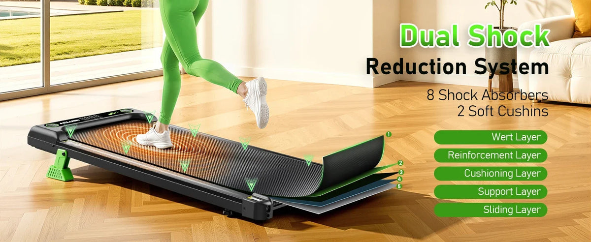 2.5HP Portable Walking Treadmill with 300Lbs Capacity