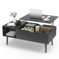 39.37"x19.7" Lift Top Tea Wood Coffee Table