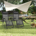 Set of 2 Portable Zero Gravity Recliner Chairs