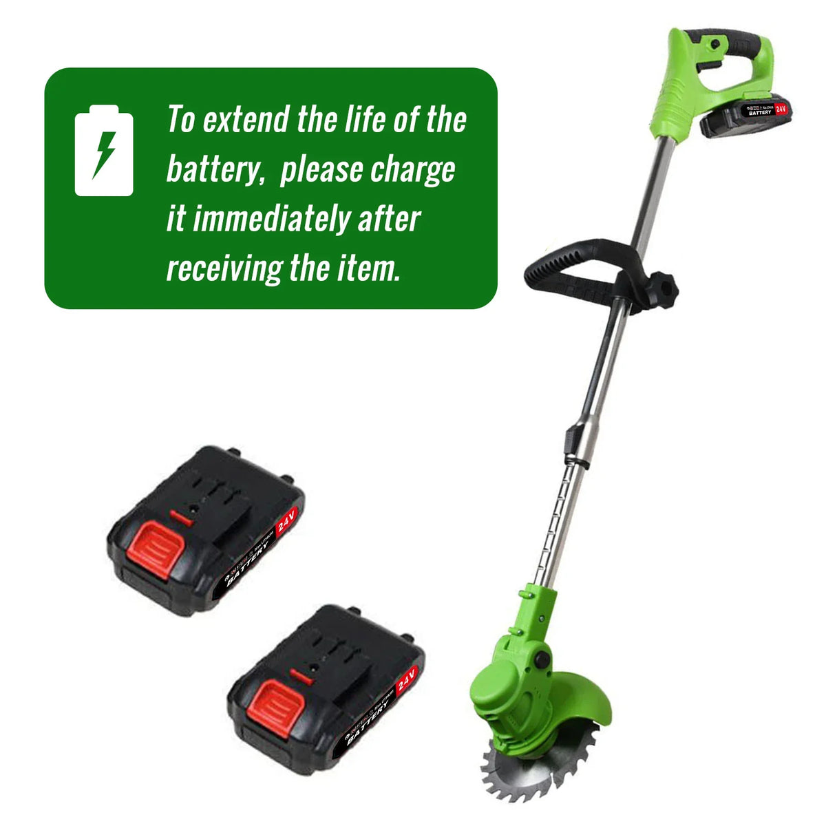 Weed Trimmer Lawn Electric Brushless 2-in-1 Cordless