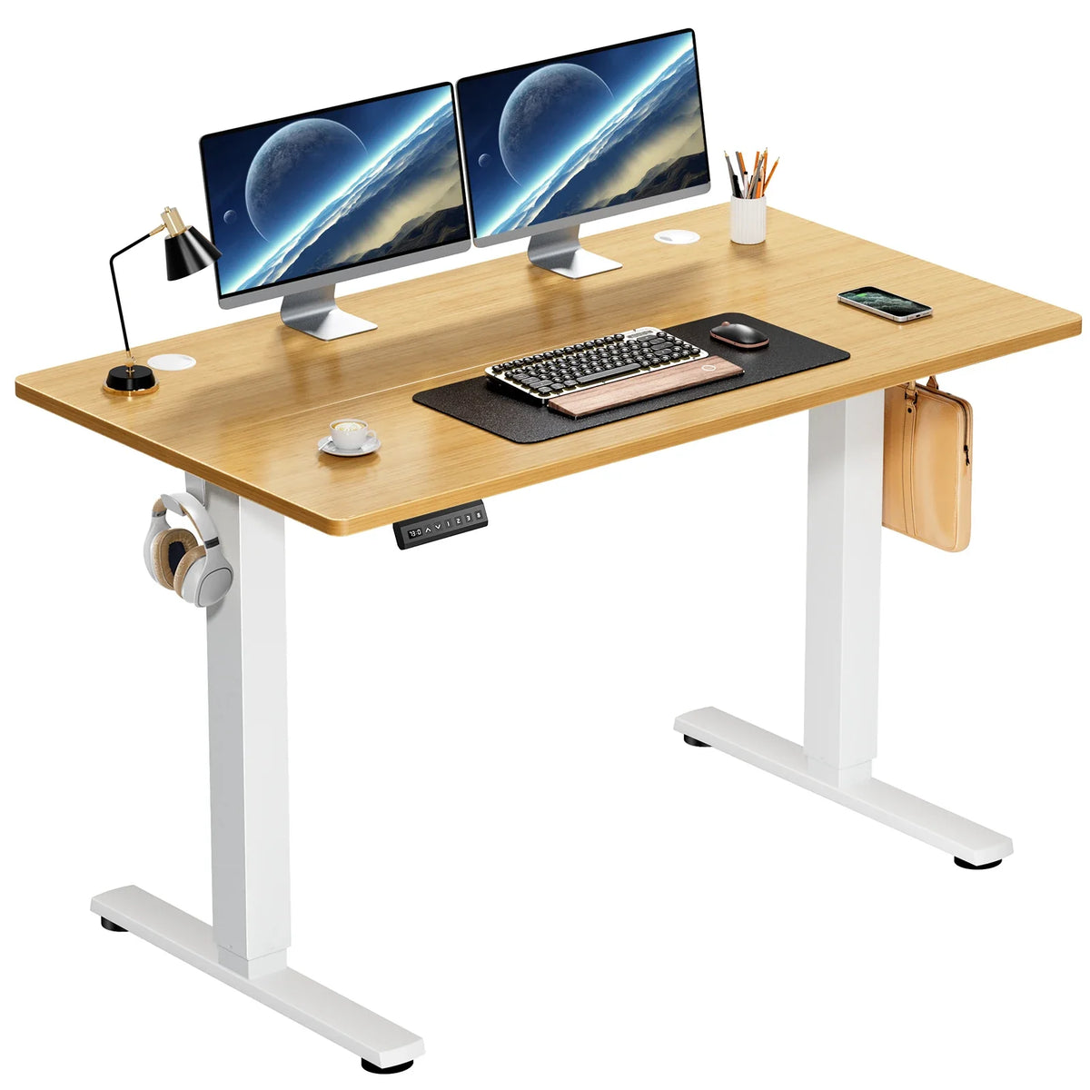 Electric Standing Desk Height Adjustable 40x24 Inch.