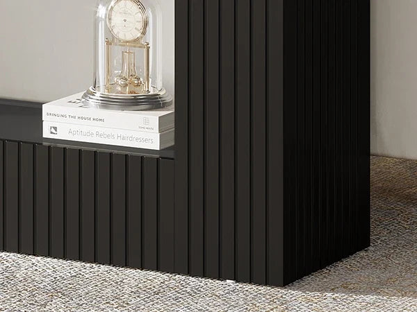 55-Inch Wood Entryway Table with Storage