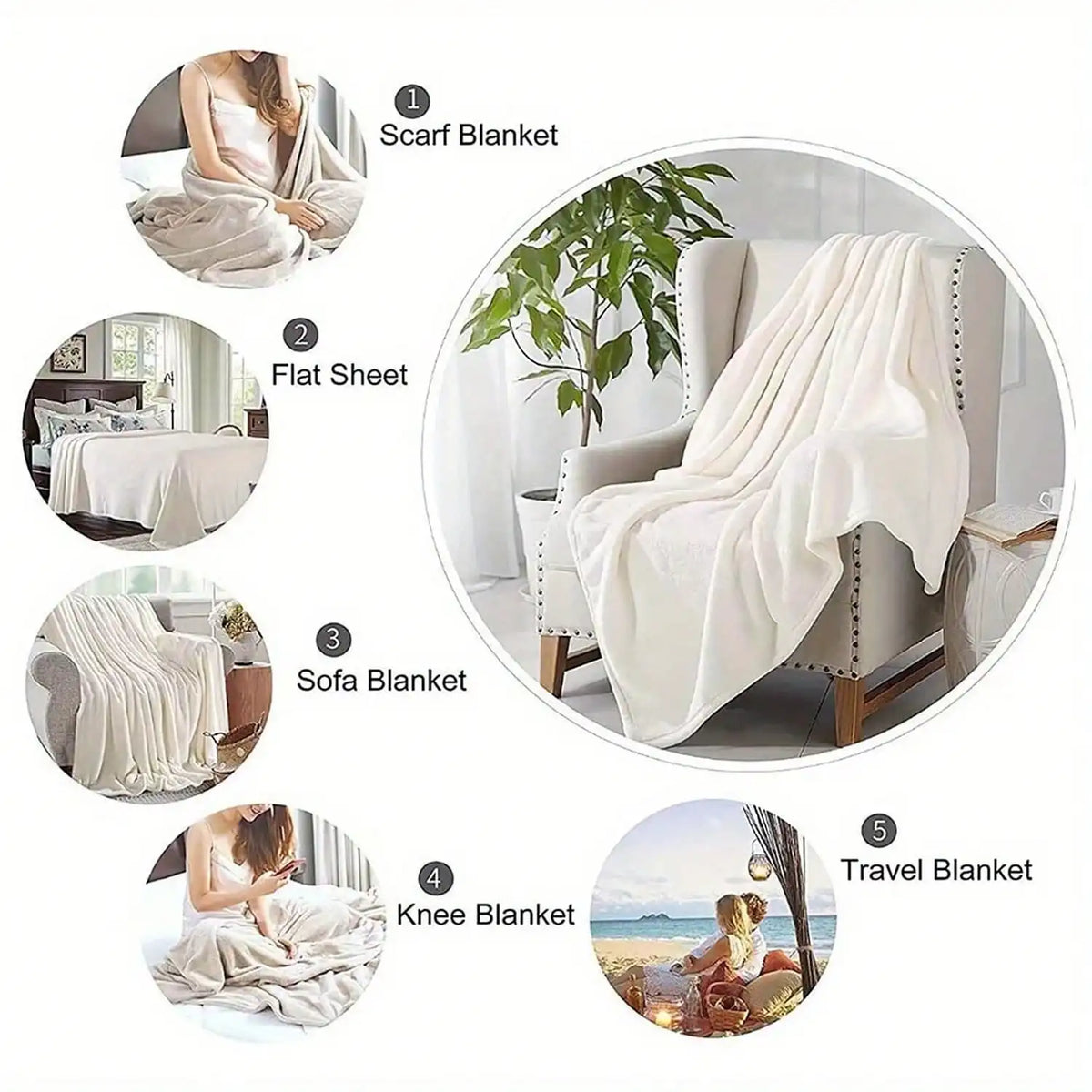 Medusa Star Flannel Blanket-Ultra-Soft