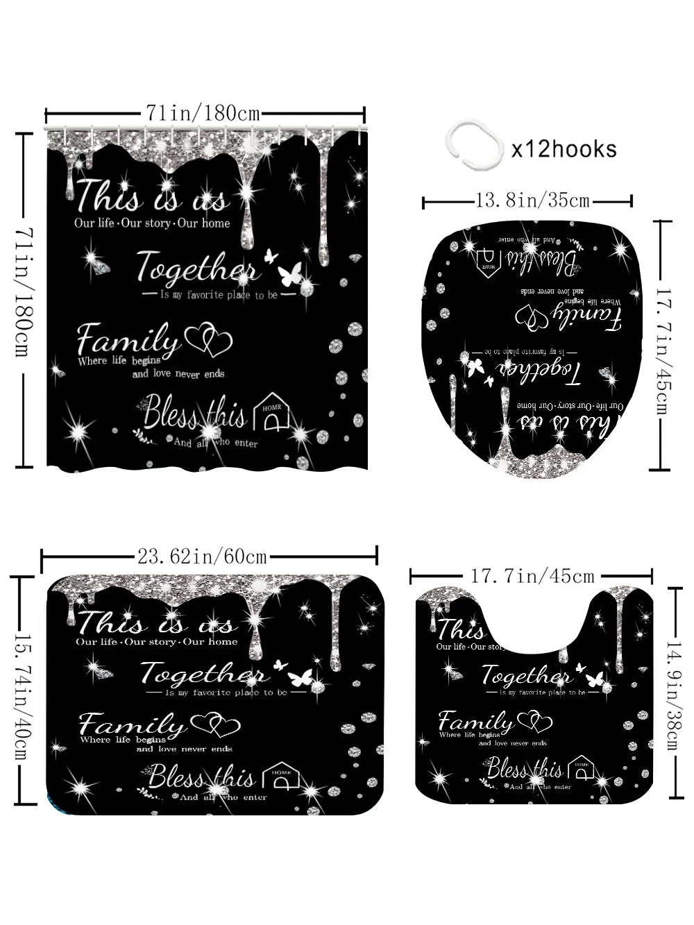 Decoration Bathroom Four-piece Set
