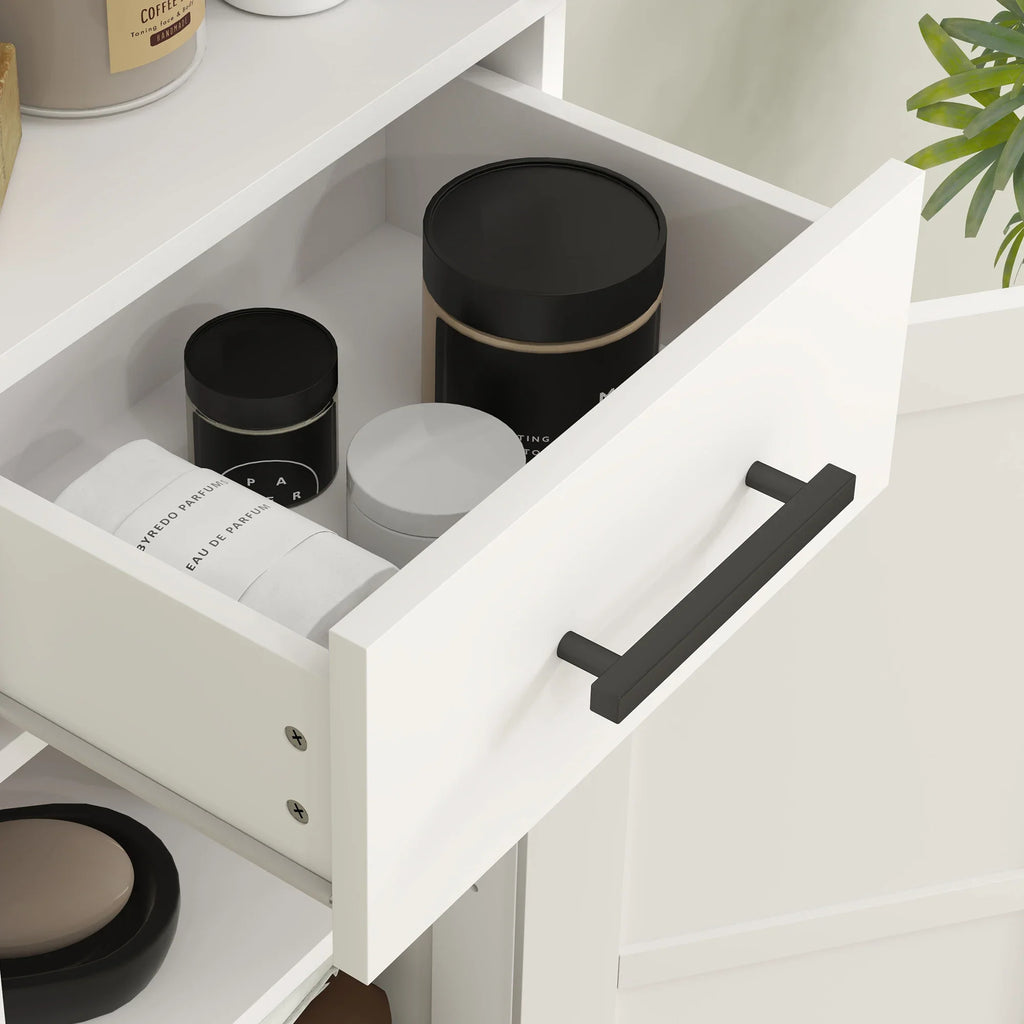 67" Tall Bathroom Storage Cabinet with Drawer