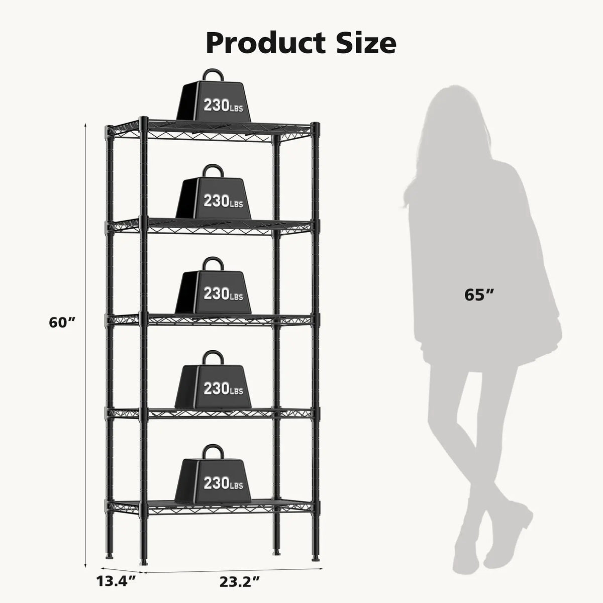 Metal Wire Storage Shelves Adjustable Storage Racks