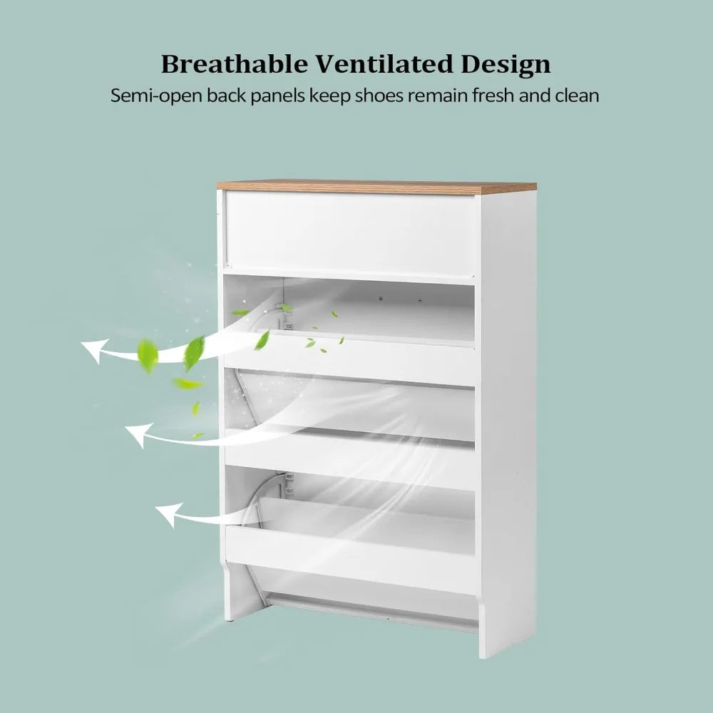 Shoe Cabinet Storage for Entryway Ultra Slim