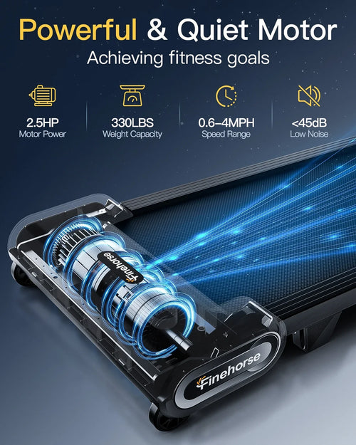 13% 6-Level Walking Pad with Auto Incline
