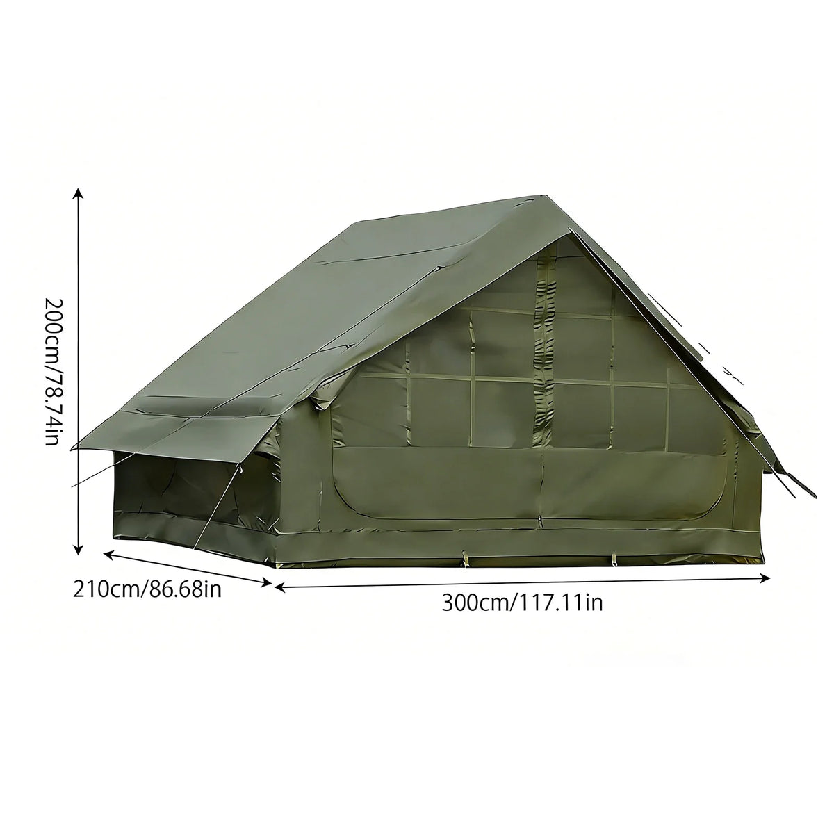 Large Inflatable Camping Tent with Skylight