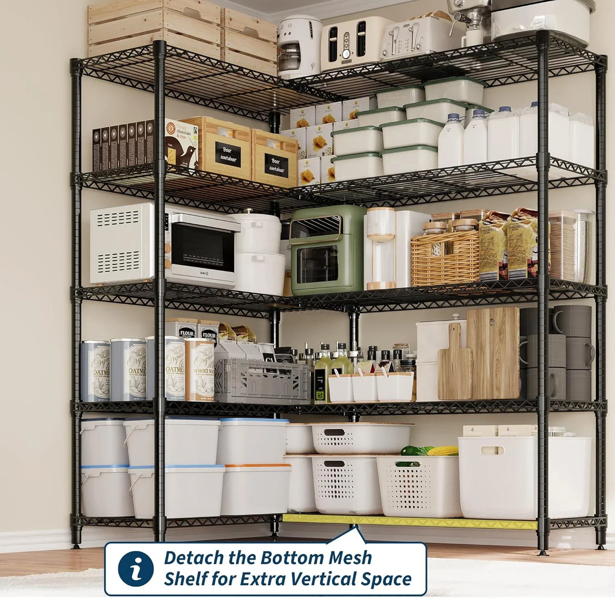 Heavy Duty Storage Shelves Tiers Metal Shelving