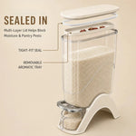 One-Touch Press Automatic Food Storage Container