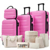 6-Piece ABS Hard-Shell Luggage Set