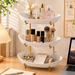 Plastic Fruit Bowl Stand with Metal Frame
