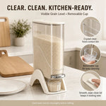 One-Touch Press Automatic Food Storage Container