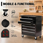 6 Drawer Rolling Tool Chest with Locking Wheels