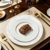 100 Silver Charger Plate Set