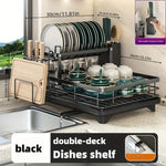 2-Tier Stainless Steel Dish Drying Rack