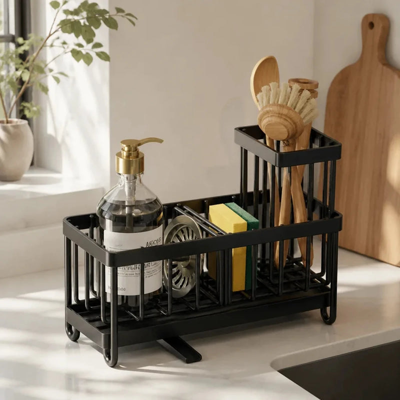 Carbon Steel Sink Sponge Drain Rack