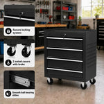 Locking 4 Drawer Rolling Tool Chest